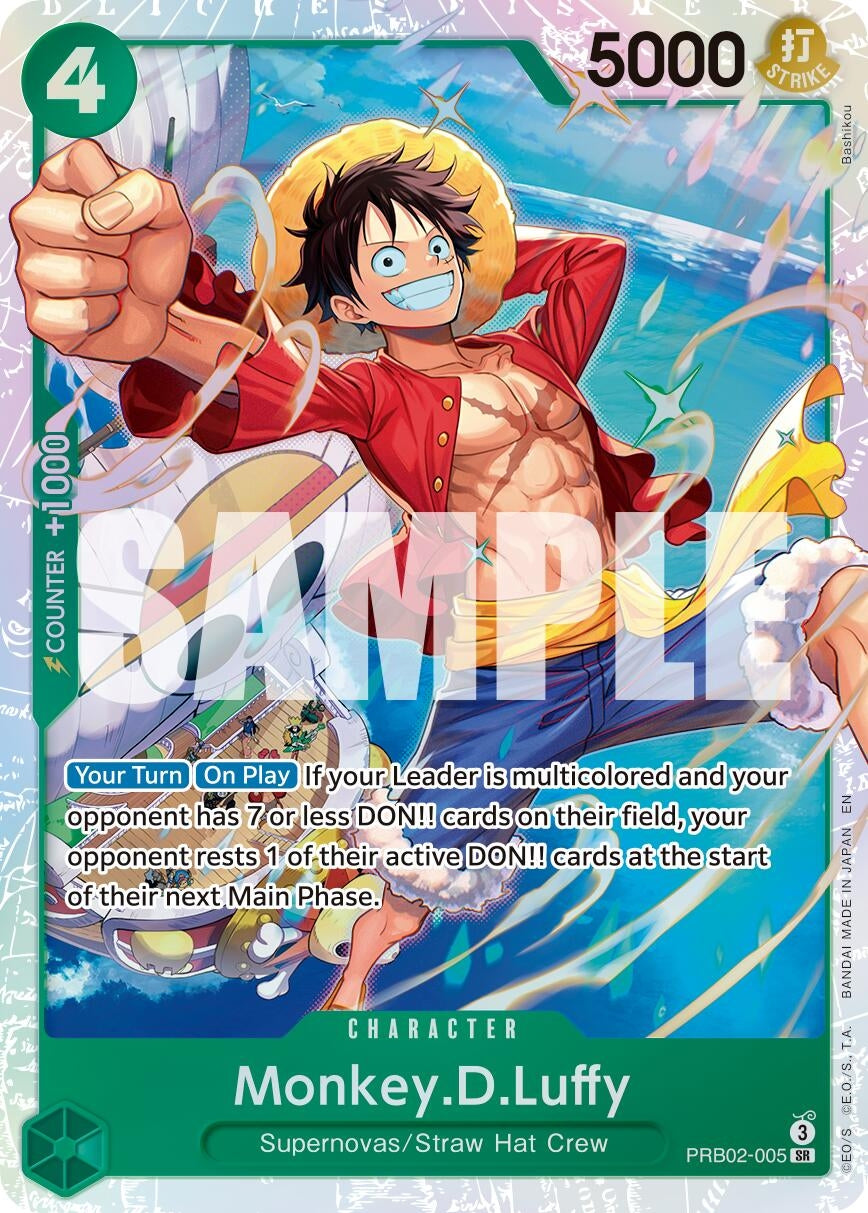 Image for Monkey.D.Luffy - PRB02-005 (PRB02-005) (Premium Booster -The Best- Vol. 2) (PRB-02) - One Piece Card Game