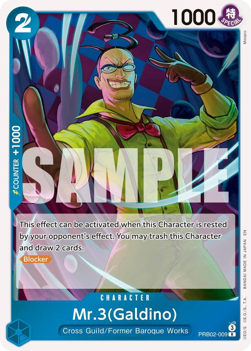 Image for Mr.3(Galdino) - PRB02-009 (PRB02-009) (Premium Booster -The Best- Vol. 2) (PRB-02) - One Piece Card Game