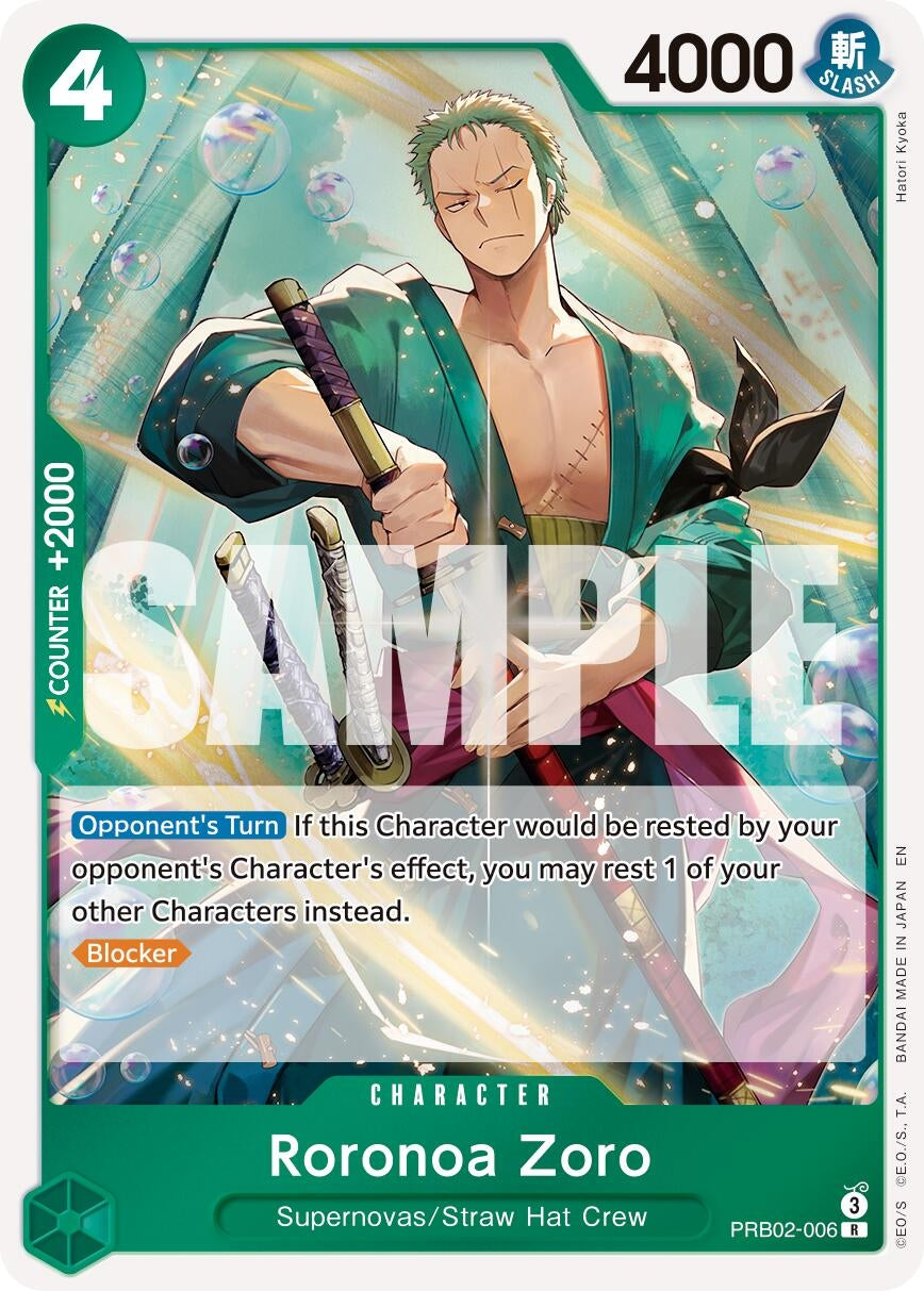 Image for Roronoa Zoro - PRB02-006 (PRB02-006) (Premium Booster -The Best- Vol. 2) (PRB-02) - One Piece Card Game