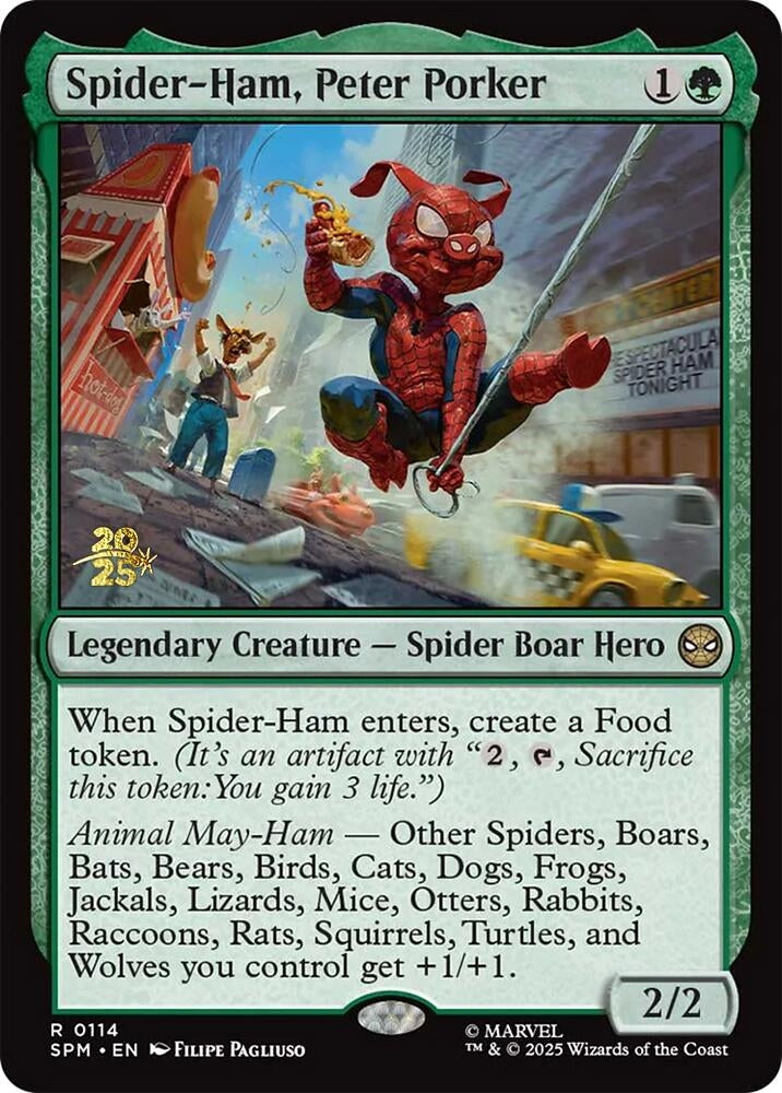 Spider-Ham, Peter Porker (114) (Prerelease Cards) - PokeBox USA