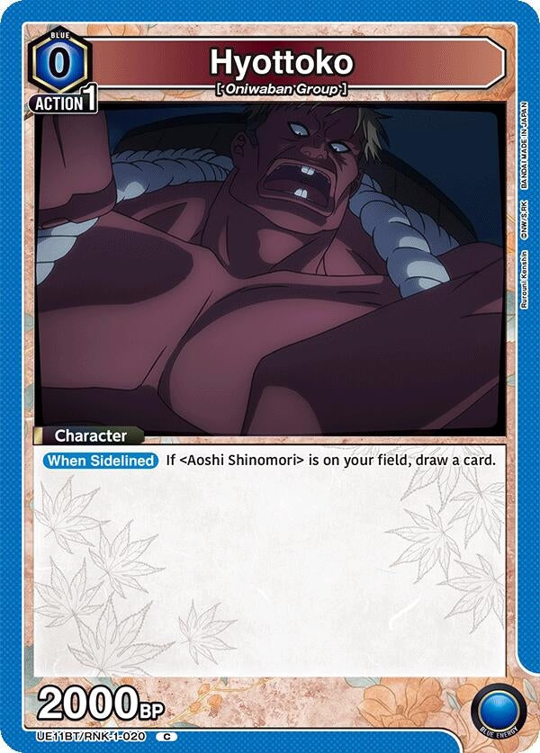 Image for Hyottoko (UE11BT/RNK-1-020) (UE11BT: Rurouni Kenshin) (UE11BT) - Union Arena