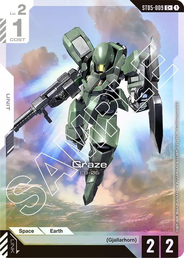 Image for Graze (C+) (ST05-009) (Starter Deck 05: Iron Bloom) (ST05) - Gundam Card Game