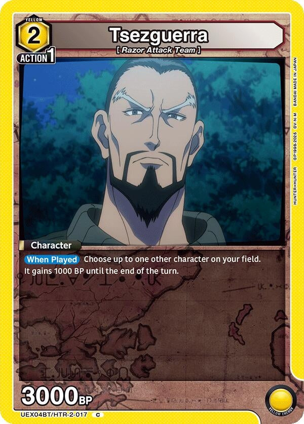 Image for Tsezguerra (017) (UEX04BT/HTR-2-017) (UEX04BT: HUNTER X HUNTER Vol.2) (UEX04BT) - Union Arena