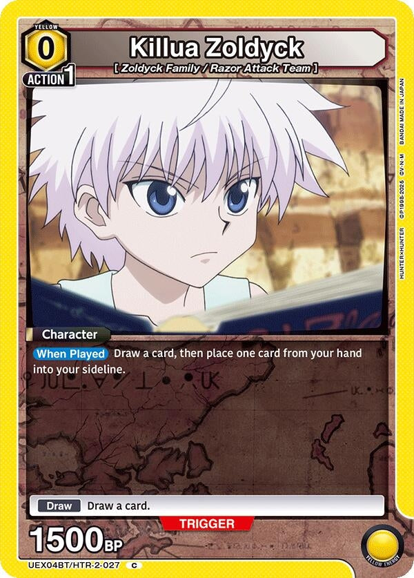 Image for Killua Zoldyck (027) (UEX04BT/HTR-2-027) (UEX04BT: HUNTER X HUNTER Vol.2) (UEX04BT) - Union Arena