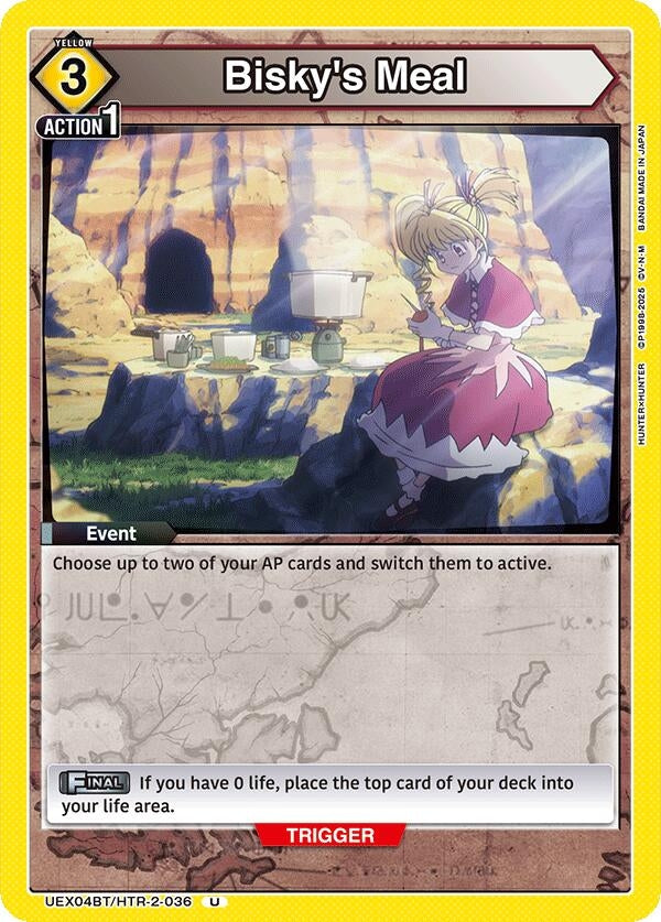 Image for Bisky's Meal (UEX04BT/HTR-2-036) (UEX04BT: HUNTER X HUNTER Vol.2) (UEX04BT) - Union Arena