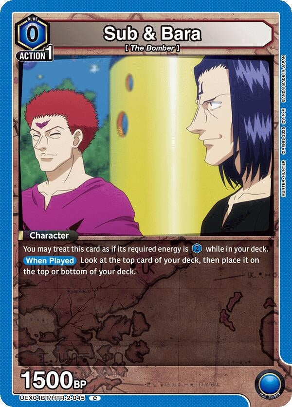 Image for Sub & Bara (UEX04BT/HTR-2-045) (UEX04BT: HUNTER X HUNTER Vol.2) (UEX04BT) - Union Arena