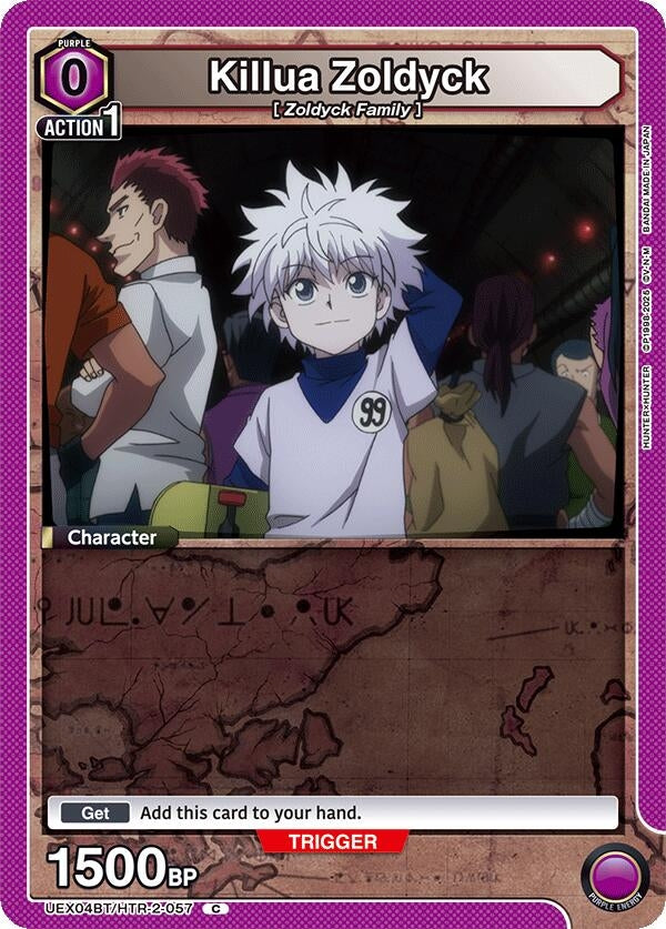 Image for Killua Zoldyck (057) (UEX04BT/HTR-2-057) (UEX04BT: HUNTER X HUNTER Vol.2) (UEX04BT) - Union Arena