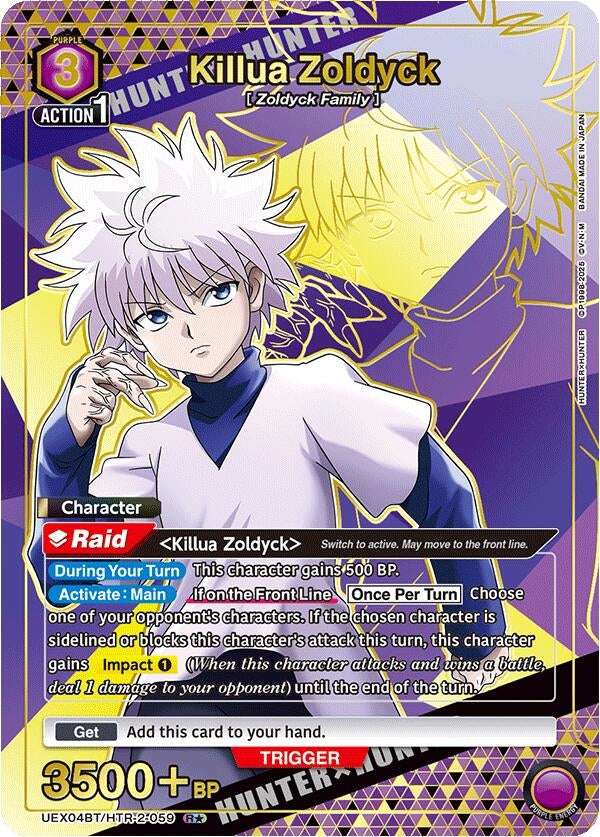 Image for Killua Zoldyck (059) (R*) (UEX04BT/HTR-2-059) (UEX04BT: HUNTER X HUNTER Vol.2) (UEX04BT) - Union Arena