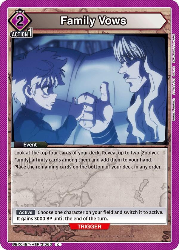 Image for Family Vows (UEX04BT/HTR-2-060) (UEX04BT: HUNTER X HUNTER Vol.2) (UEX04BT) - Union Arena