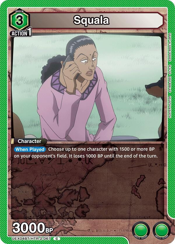 Image for Squala (UEX04BT/HTR-2-067) (UEX04BT: HUNTER X HUNTER Vol.2) (UEX04BT) - Union Arena