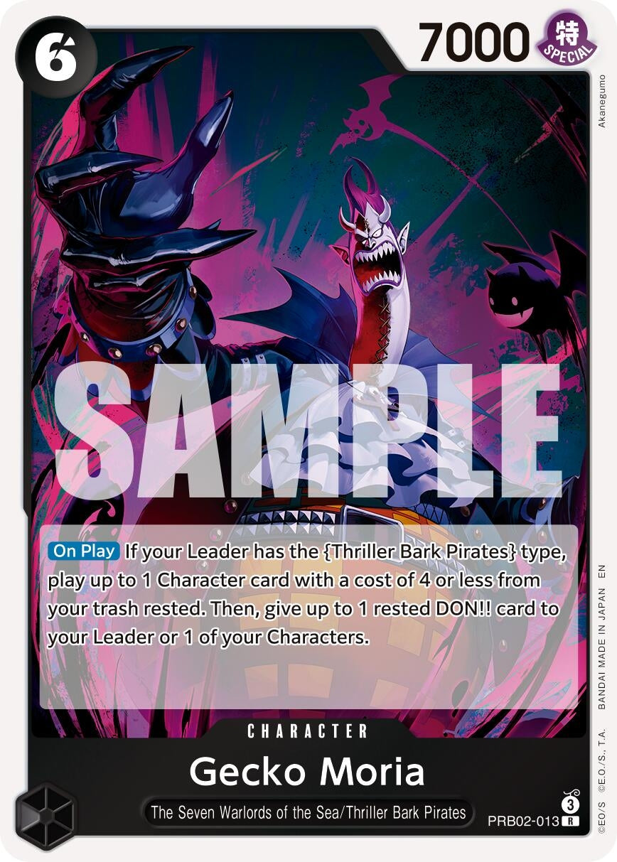 Image for Gecko Moria (PRB02-013) (Premium Booster -The Best- Vol. 2) (PRB-02) - One Piece Card Game