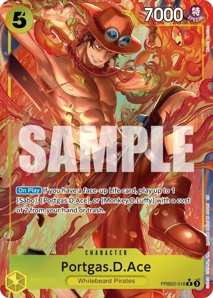 Image for Portgas.D.Ace - PRB02-018 (Alternate Art) (PRB02-018) (Premium Booster -The Best- Vol. 2) (PRB-02) - One Piece Card Game
