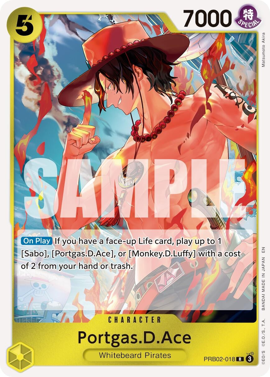 Image for Portgas.D.Ace - PRB02-018 (PRB02-018) (Premium Booster -The Best- Vol. 2) (PRB-02) - One Piece Card Game