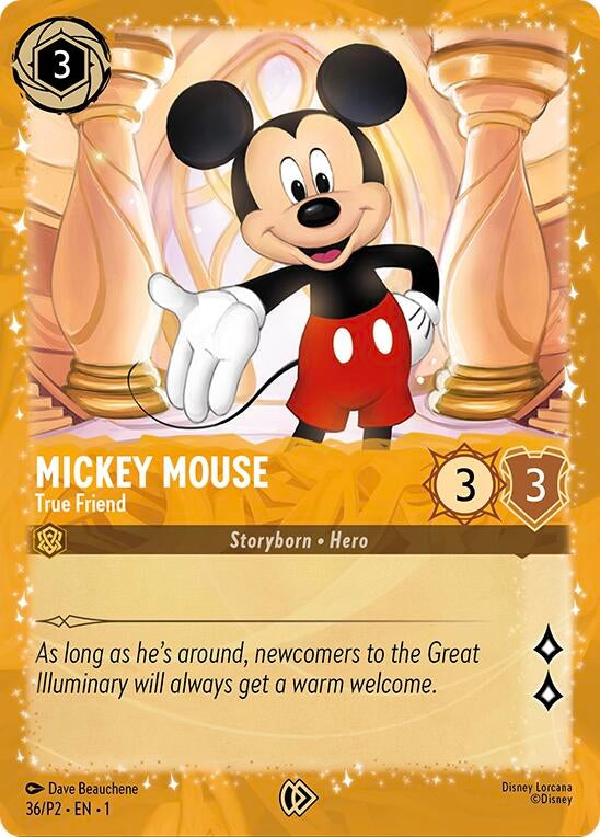 Image for Mickey Mouse - True Friend (Puzzle Promo) (36) (Disney Lorcana Promo Cards) (DLPC) - Disney Lorcana