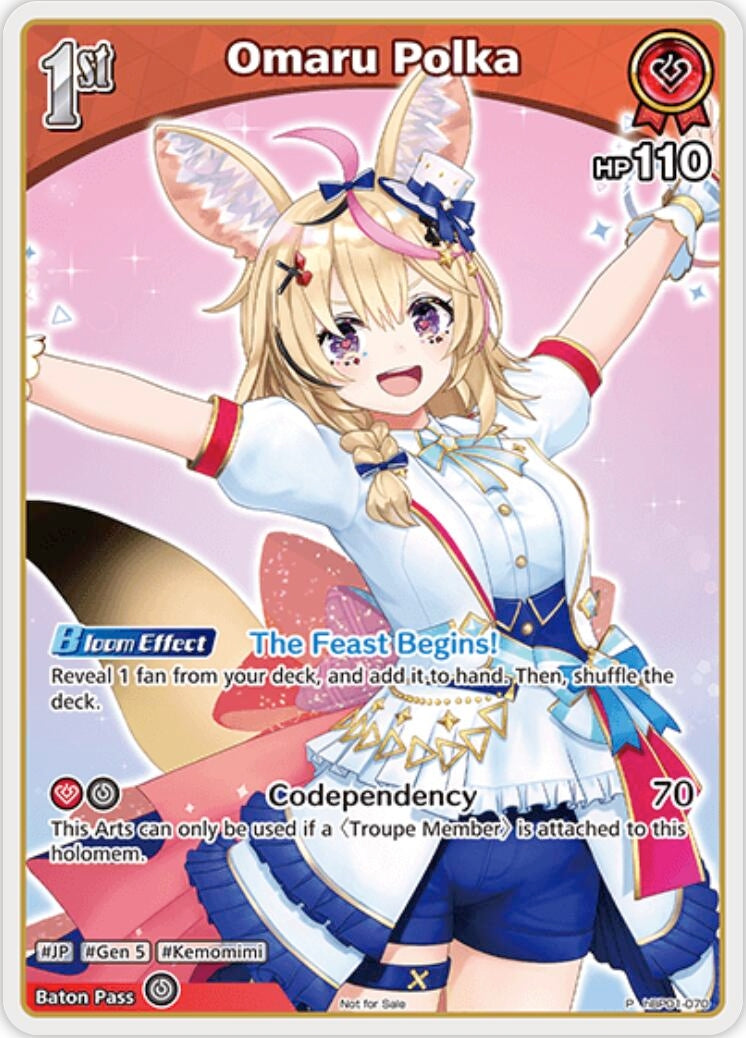 Image for Omaru Polka (P) (hBP01-070) (hBP01-070) (hololive OFFICIAL CARD GAME Promos) (hOCGP) - Hololive