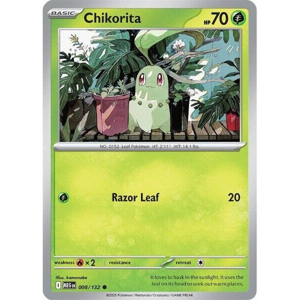 Image for Chikorita (008/132) (ME01: Mega Evolution) - Pokemon