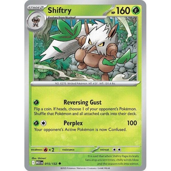 Image for Shiftry (015/132) (ME01: Mega Evolution) - Pokemon