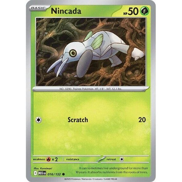 Image for Nincada (016/132) (ME01: Mega Evolution) - Pokemon