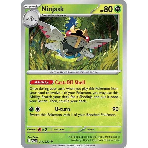 Image for Ninjask (017/132) (ME01: Mega Evolution) - Pokemon