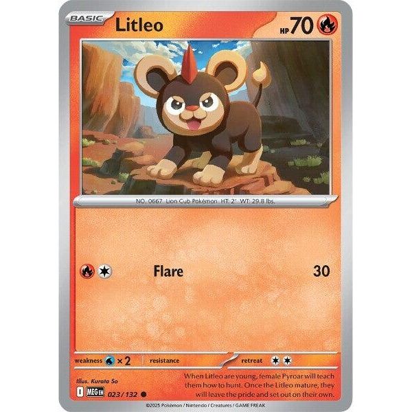 Image for Litleo (023/132) (ME01: Mega Evolution) - Pokemon