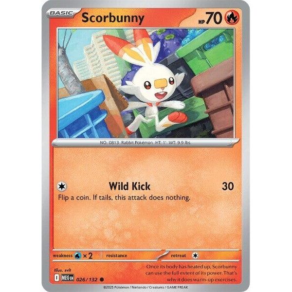Image for Scorbunny (026/132) (ME01: Mega Evolution) - Pokemon