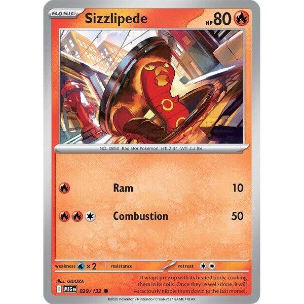 Image for Sizzlipede (029/132) (ME01: Mega Evolution) - Pokemon