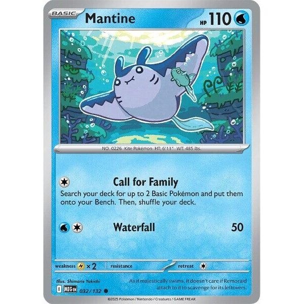 Image for Mantine (032/132) (ME01: Mega Evolution) - Pokemon