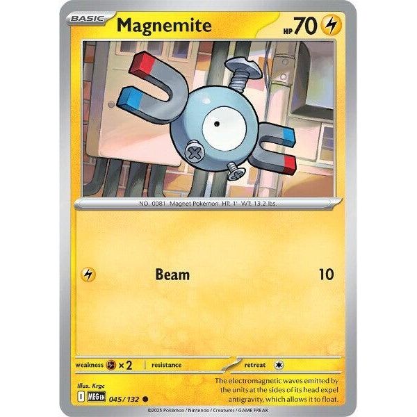 Image for Magnemite (045/132) (ME01: Mega Evolution) - Pokemon