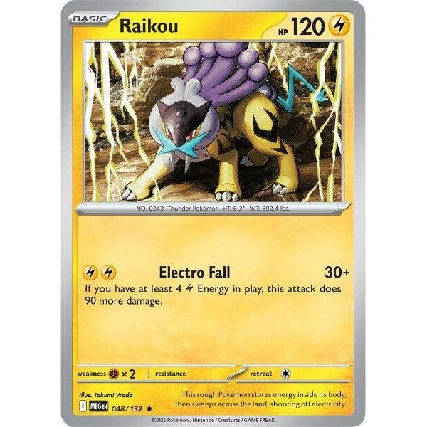 Image for Raikou (048/132) (ME01: Mega Evolution) - Pokemon