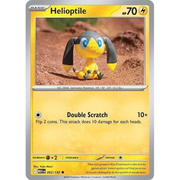 Image for Helioptile (052/132) (ME01: Mega Evolution) - Pokemon