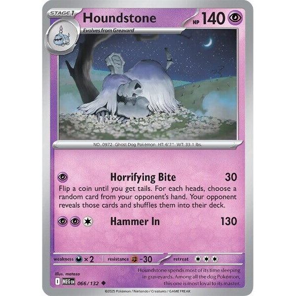 Image for Houndstone (066/132) (ME01: Mega Evolution) - Pokemon