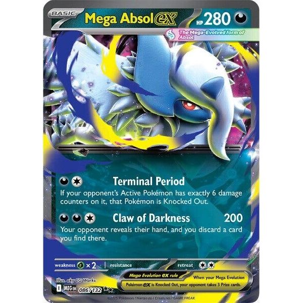 Image for Mega Absol ex (086/132) (ME01: Mega Evolution) - Pokemon