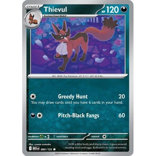 Image for Thievul (090/132) (ME01: Mega Evolution) - Pokemon