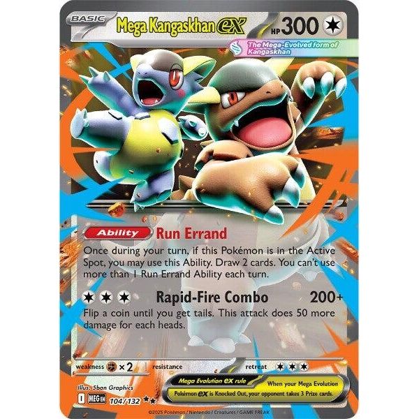 Image for Mega Kangaskhan ex (104/132) (ME01: Mega Evolution) - Pokemon