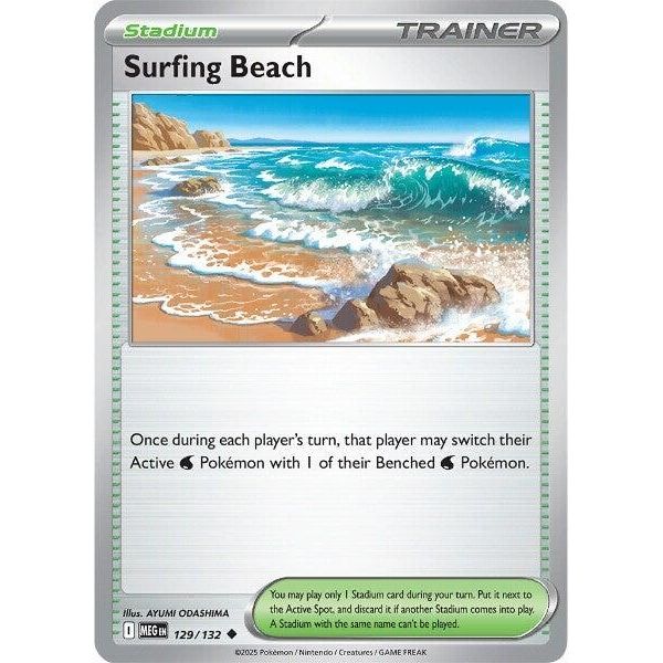 Image for Surfing Beach (129/132) (ME01: Mega Evolution) - Pokemon