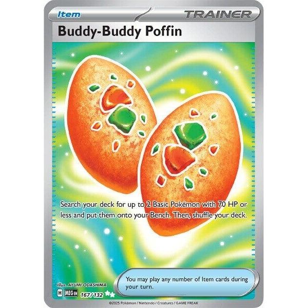 Image for Buddy-Buddy Poffin (167/132) (ME01: Mega Evolution) - Pokemon