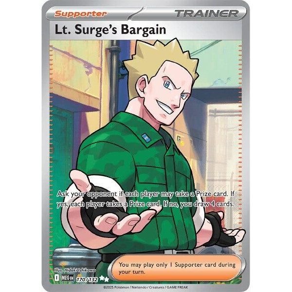 Image for Lt. Surge's Bargain (170/132) (ME01: Mega Evolution) - Pokemon