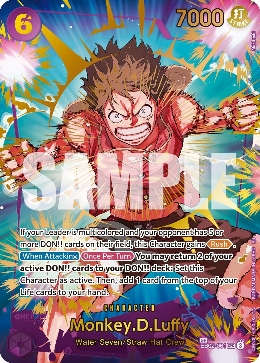 Image for Monkey.D.Luffy - EB02-061 (SP) (EB02-061) (Premium Booster -The Best- Vol. 2) (PRB-02) - One Piece Card Game