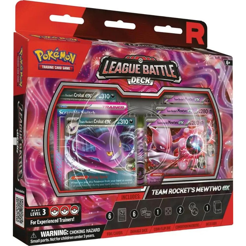 POKÉMON TCG -  League Battle Deck Team Rocket's Mewtwo EX - PokeBox USA