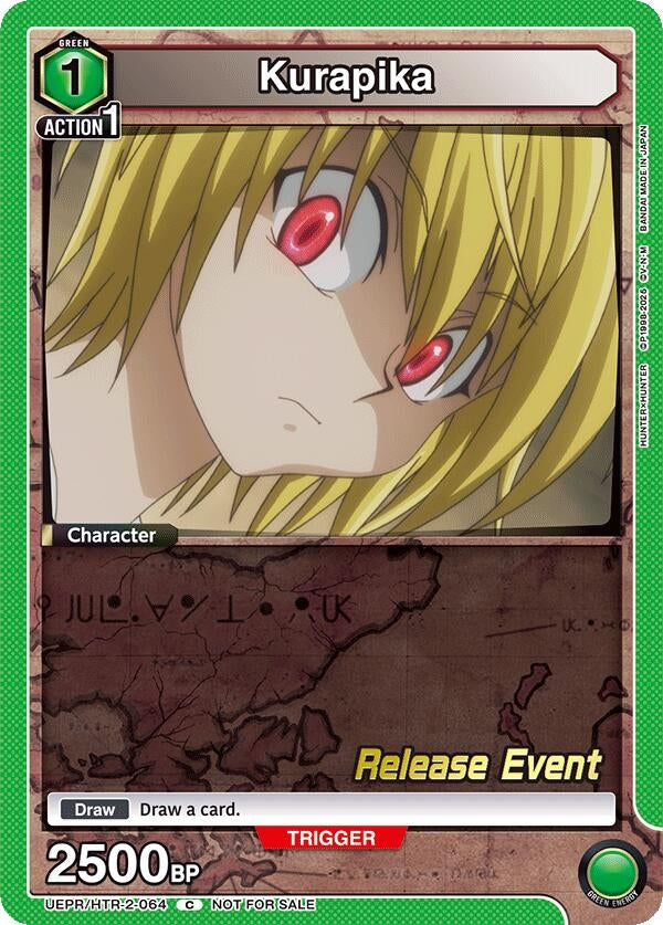 Image for Kurapika (064) (UEPR/HTR-2-064) (UEX04BT: HUNTER X HUNTER Vol.2 Release Event Cards) (UEX04BT_RE) - Union Arena