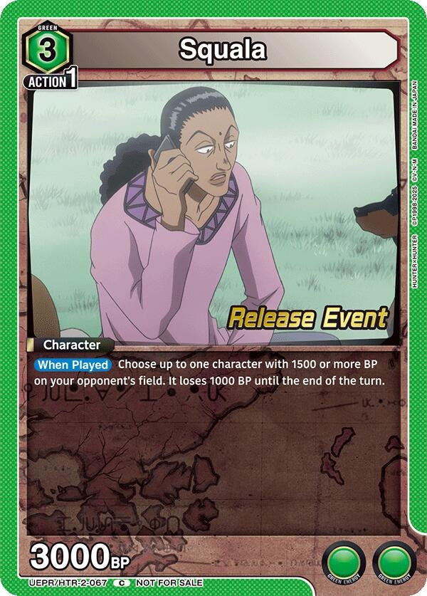 Image for Squala (UEPR/HTR-2-067) (UEX04BT: HUNTER X HUNTER Vol.2 Release Event Cards) (UEX04BT_RE) - Union Arena