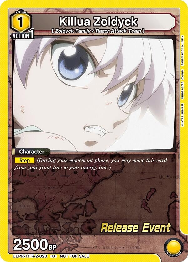 Image for Killua Zoldyck (028) (UEPR/HTR-2-028) (UEX04BT: HUNTER X HUNTER Vol.2 Release Event Cards) (UEX04BT_RE) - Union Arena