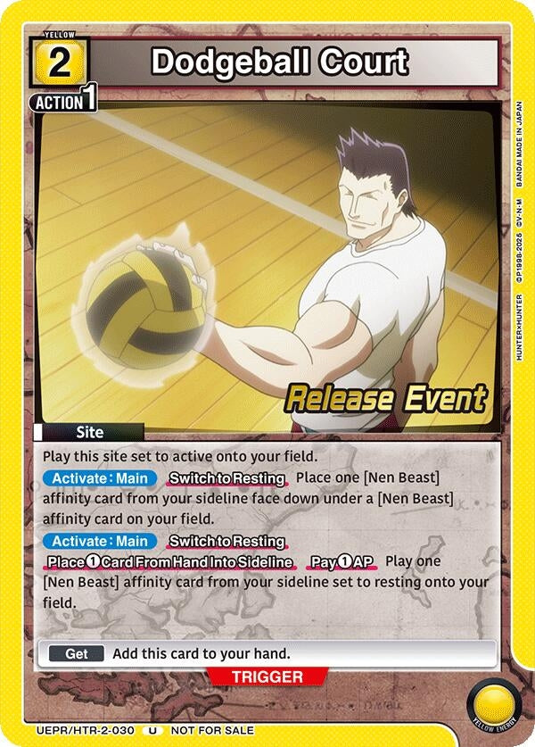 Image for Dodgeball Court (UEPR/HTR-2-030) (UEX04BT: HUNTER X HUNTER Vol.2 Release Event Cards) (UEX04BT_RE) - Union Arena
