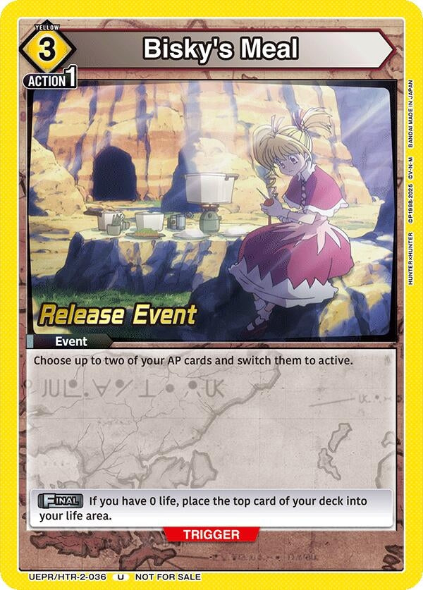 Image for Bisky's Meal (UEPR/HTR-2-036) (UEX04BT: HUNTER X HUNTER Vol.2 Release Event Cards) (UEX04BT_RE) - Union Arena