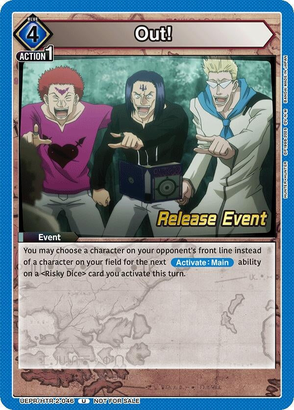 Image for Out! (UEPR/HTR-2-046) (UEX04BT: HUNTER X HUNTER Vol.2 Release Event Cards) (UEX04BT_RE) - Union Arena