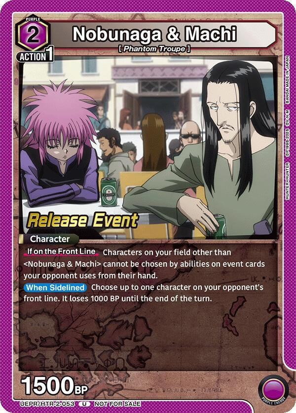 Image for Nobunaga & Machi (UEPR/HTR-2-053) (UEX04BT: HUNTER X HUNTER Vol.2 Release Event Cards) (UEX04BT_RE) - Union Arena
