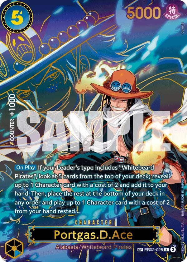 Image for Portgas.D.Ace - EB02-028 (SP) (EB02-028) (Carrying On His Will) (OP13) - One Piece Card Game