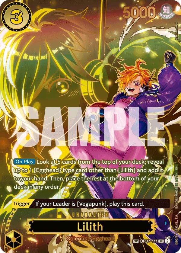 Image for Lilith - OP07-111 (SP) (OP07-111) (Carrying On His Will) (OP13) - One Piece Card Game