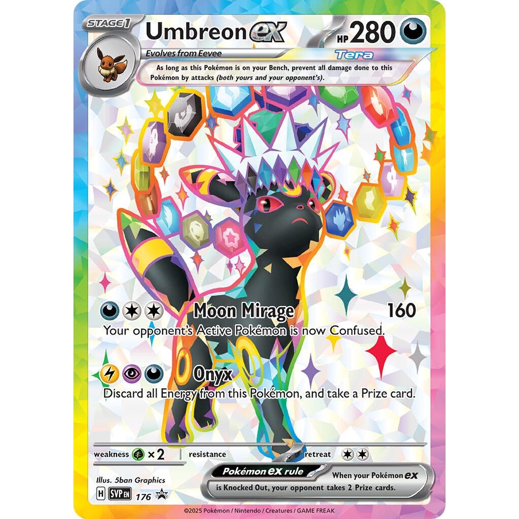 Umbreon ex - 176 (SVP 176) (SV: Scarlet & Violet Promo Cards) - PokeBox USA