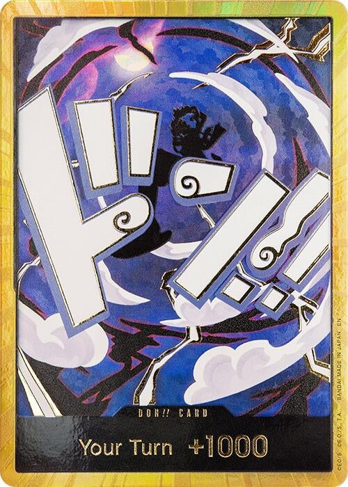 Image for DON!! Card (GEAR5 Luffy) (Gold) (Premium Booster -The Best- Vol. 2) (PRB-02) - One Piece Card Game